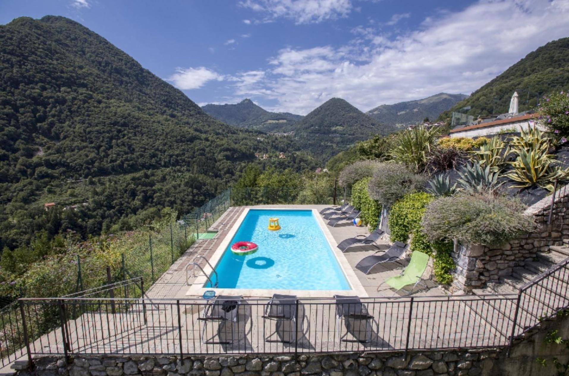 Montagna Del Sole W/ Pool Apartman Muronico Kültér fotó